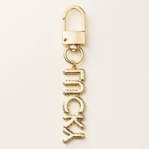 Lucky Bag Charm Keychain - kate spade new york x Target Gold - Picture 2 of 6